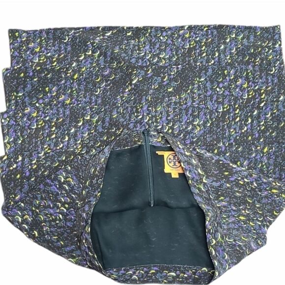 Tory Burch 100% Silk Ruffled Layered Mini Skirt size 8 - Picture 3 of 6